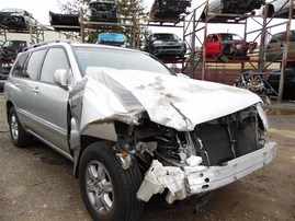 2003 Toyota Highlander Limited Silver 3.0L AT 2WD #Z23211